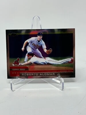 2000 Topps Chrome Baseball Roberto Alomar Card #140 - Image 1 of 2