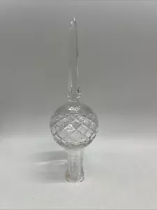 Bleikristall Christbaumspitze 10 1/4" geschliffenes Glas von Godinger - Bild 1 von 12
