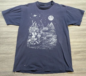 Vintage Disney Designs Large Disneyland Mickey Stars Space Galaxy Shirt - Picture 1 of 9