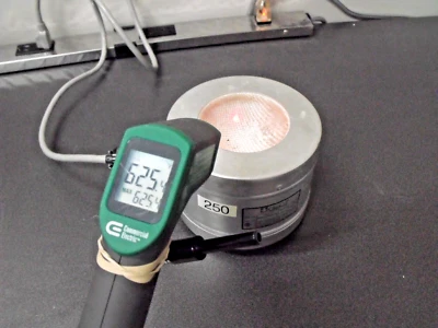 MANTO CALEFACTOR GLAS-COL TM102 TM 102 180W CALEFACTOR 115V MATRAZ FONDO REDONDO 250mL Foto 1 de 4