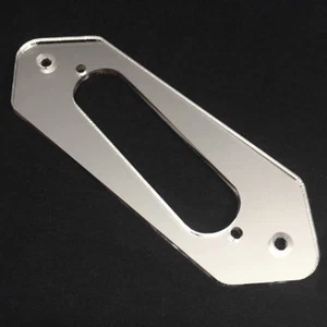 Guitar Parts CONVERSION PICKUP RING P90 DogEar Slant Single Coil - CHROME MIRROR - Picture 1 of 3