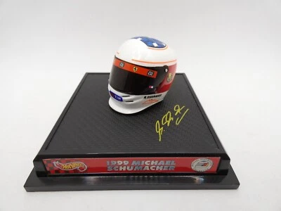 Casco Michael Schumacher Ferrari 1999 1/8 Hotwheels F1 Formula 1 In Scatola - Immagine 1 di 2