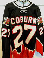 Vintage Authentic Reebok-CCM Portland Winterhawks WHL 30th Coburn Hockey Jersey