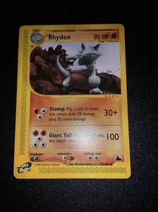 Pokémon TCG Rhydon Skyridge 29/144 Rare NM - Picture 1 of 3