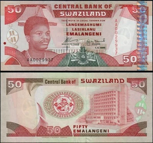 SWAZILAND 50 EMALANGENI (P26a) 1995 GEF/AUNC - Foto 1 di 1