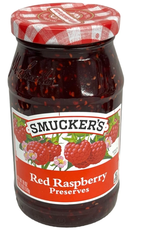 Smucker's Red Raspberry Preserves 18 oz Smuckers - Image 1 of 1