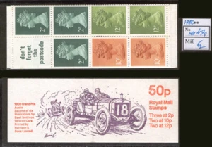 Great Britain 0050 Booklet 1980 MNH Standard (50p) old Sport Cars - Picture 1 of 1