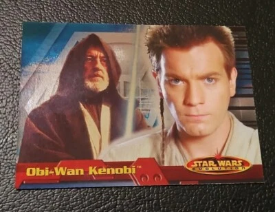STAR WARS EVOLUTION 2001 TOPPS FOIL PROMO CARD P2 OBI-WAN KENOBI MINT CONDITION  - Image 1 of 4