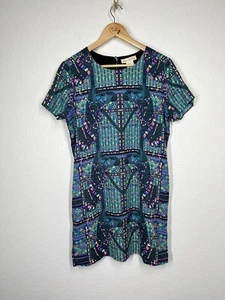 Mara Hoffman Camel Print Geometric Shift Dress Medium M Colorful Bright  - Picture 1 of 6