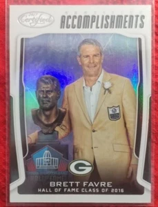 2017 zertifizierte Leistungen Brett Favre #CA-BF HOF - Bild 1 von 2