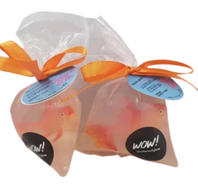 face & body glycerin fish soap holler & glow hey bubbles! beach breeze scent x 2