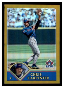 2003 Topps Chrome Gold Refractors #125 CHRIS CARPENTER /449 ~B9B