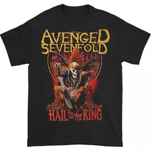 Camiseta Avenged Sevenfold Nueva Day Rises Hail The King Band Nueva Negra Oficial - Imagen 1 de 4