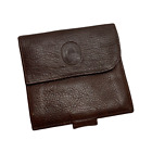 Vtg Original Leather Barley Bi Fold Men's Coin Pouch Soft Brown Leather Wallet