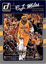 2016-17 Donruss Press Proofs Silver Pacers Basketball Card #95 C.J. Miles /299
