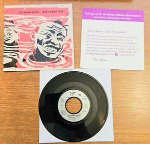 DIE TOTEN HOSEN Hier kommt Alex inkl. rare PROMO Insert / INFO SHEET 7"Virgin 45 - Imagen 1 de 6