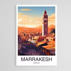 Morocco, Marrakesh Travel Poster Premium Quality Choose your Size