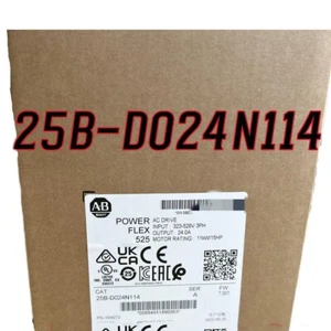 New Allen Bradley 25B-D024N114 Power Flex 525 AC Drive 480V 15HP 25BD024N114 TX - Picture 1 of 3
