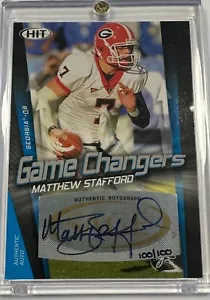 2009 SAGE Hit - Game Changers Autographs #GCA-28 Matthew Stafford /100 (AU, RC) - Picture 1 of 2