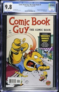 Comic Book Guy The Comic Book 1 2010 CGC 9,8 páginas blancas Bongo Comics - Imagen 1 de 2