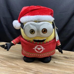Merry Minion Mischief Weihnachten musikalisch animierter Bob 10" NEU mit Etikett - Bild 1 von 6