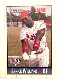 (Errick) Ricky Williams - 1995 Ligas Menores Béisbol RC - Hoja sin cortar - 18 años de antigüedad - Imagen 1 de 6