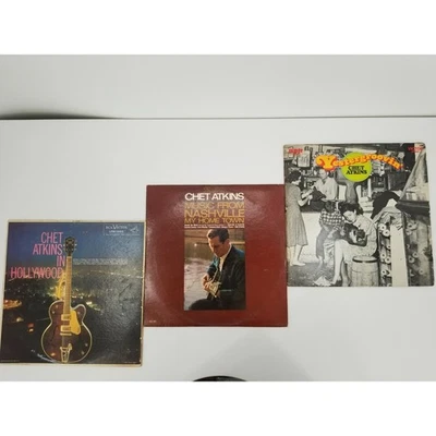 Chet Atkins Records Vintage Three LP Bundle - Image 1 of 4
