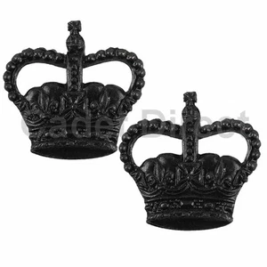 British Army Officers Crowns, Black - Bild 1 von 1