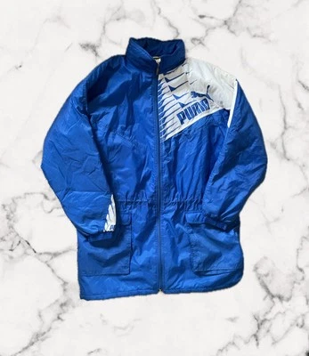 Blaue Vintage Puma Jacke  - Bild 1 von 4