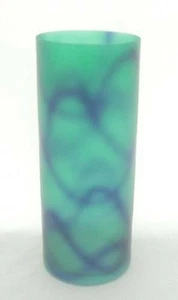 Bohemia Crystal Glassware - Glass Vase - With Graffitti Design - Picture 1 of 1