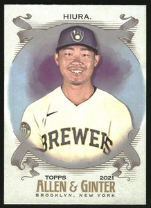 2021 Topps Allen and Ginter Silver #60 Keston Hiura - Picture 1 of 2
