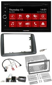 Blaupunkt Lenkrad DVD Bluetooth DAB 2DIN USB Autoradio für Fiat Panda 2007-2012 - Bild 1 von 12