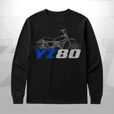 Camiseta manga larga para fans Yamaha YZ80 1973-2001 Foto 1 de 4