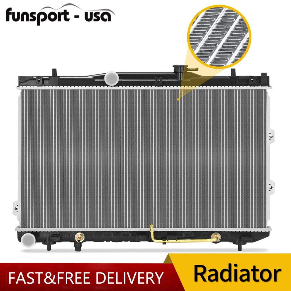 Radiador 2784 para 2004-2009 Kia Spectra Spectra5 Base GS GSX LS LX SX 1,8 L 2,0 L Foto 1 de 4