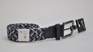 NUEVO CON ETIQUETAS NIKE Cinturón Tejido Elástico de Golf G-Flex Performance Blanco Azul Marino Negro Gris 30/32 - Imagen 1 de 2
