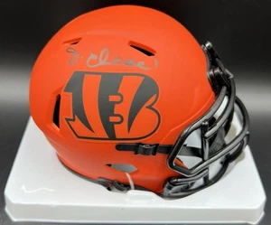 Ja’Marr Chase Signed Autographed Bengals Rave Mini Helmet BAS Beckett - Picture 1 of 2