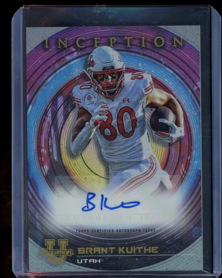 Brant Kuithe 2022-23 Bowman University Inception #BIA-BKT Autographs - Image 1 of 2
