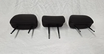 2010-13 Hyundai Tucson GLS Rear 2nd Row LH Left Ctr & RH Headrest Set Assy. OEM - Image 1 of 4