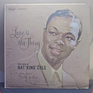 Vintage Nat King Cole ‎– Love Is The Thing-  1957 Capitol Vinyl LP Record - Picture 1 of 4