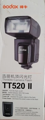 Godox TT520II Speedlite Wireless Trigger Transmitter For Canon Nikon Flash Light - Image 1 of 4