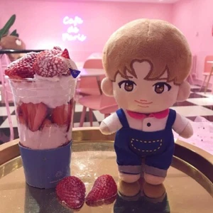 20cm KPOP Bangtan Boys Plush Baby RM Namjoon Doll Stuffed Toy with clothes - Picture 1 of 8