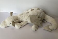 Jellycat Snow Dragon Plush Animal White 20" Very Soft Adorable Medium Mystical