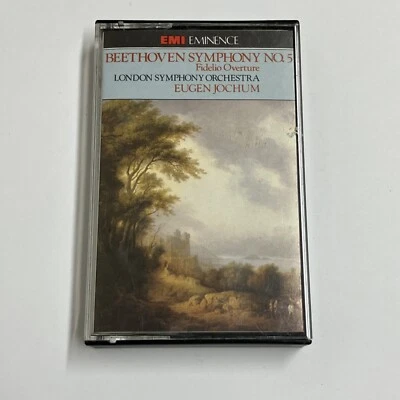 Beethoven - Symphony No 5 - Fidelio Overture - Eugen Jochum - Cassette  - Image 1 of 4