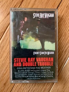 1984 Stevie Ray Vaughn Couldn't Stand The Weather Cassette Tape ___ TESTED - Picture 1 of 6