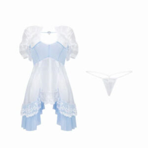 Sexy Lingerie Anime Maid Cosplay Costumes Princess Stage Outfit Club Party Dress