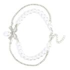 Irregular Double Chain Choker Necklace/bracelet/earrings Trendy Ornaments