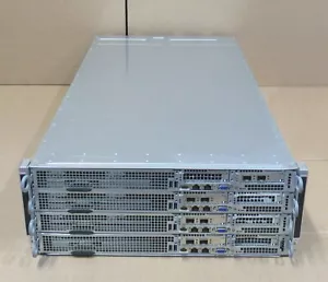 Supermicro SuperServer F618H6-FTL+ 4x Node 8x Intel Xeon CPU 4U Rackmount Server - Picture 1 of 3