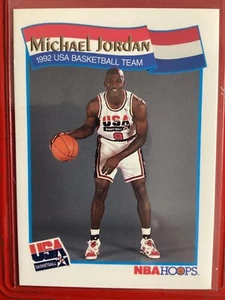 Michael Jordan 1991-92 NBA Hoops #55 USA Olympic Basketball - Picture 1 of 2