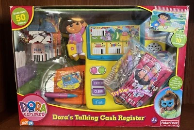 Juego de caja registradora Dora The Explorer Dora’s Talking 2006 nuevo en caja dañada Foto 1 de 4