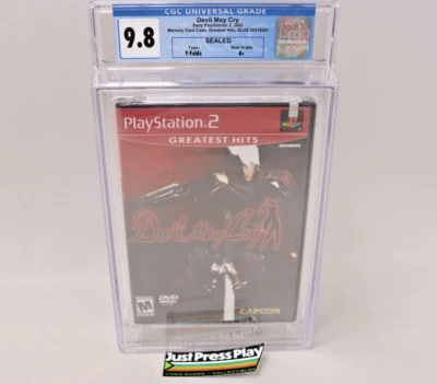 Devil May Cry PlayStation 2 PS2 Greatest Hits Sealed w/Security Strip CGC 9.8 A+ - Image 1 of 4